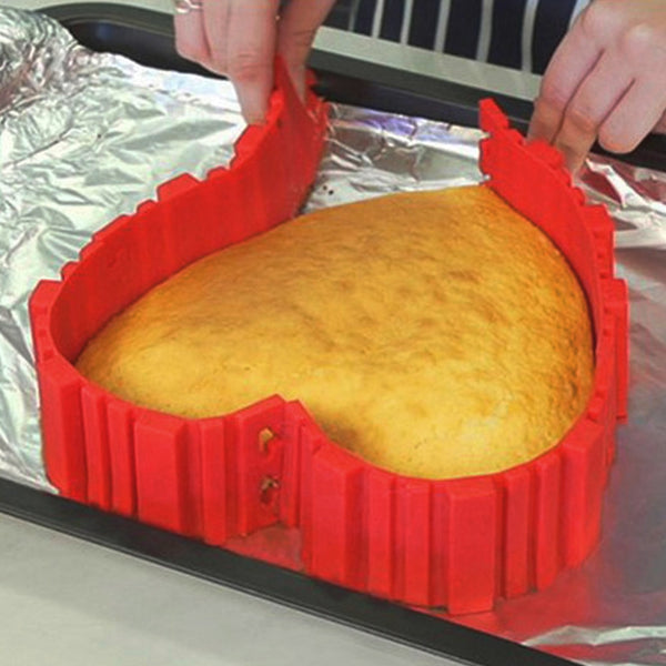 4Pcs/Set Magic Cake Mold Multi Style DIY Puzzle Silicone Mold Bread Cake Pan Cake Mold Silicone Form Baking Tool ZopiStyle