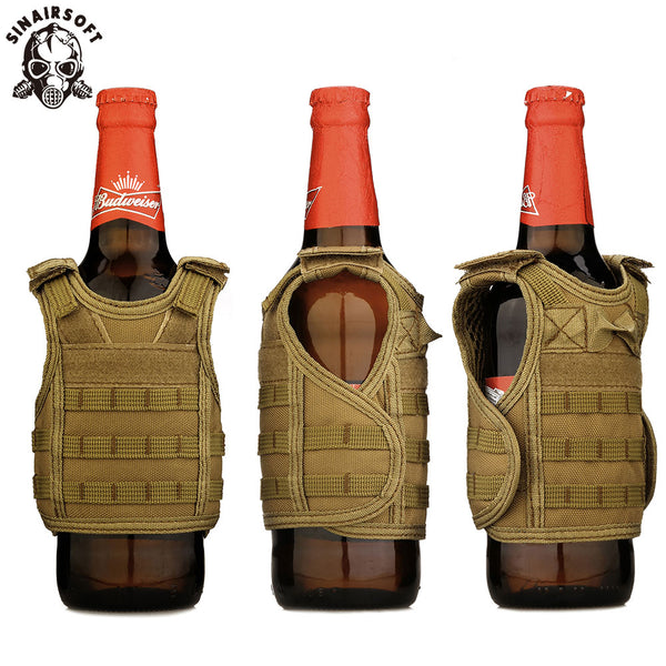 Tactical Premium Beer Military Molle Mini Miniature Hunting Vests Beverage Cooler Adjustable Shoulder Straps United States ZopiStyle