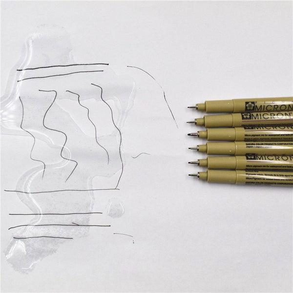 7/9/11 pcs Sakura Pigma Micron Pen Needle drawing Pen Lot 005 01 02 03 04 05 08 Brush pen Art Markers ZopiStyle