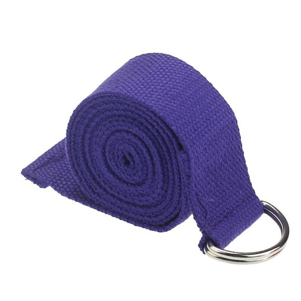 1.8mx3.8cm Yoga Strap Durable Cotton Exercise Straps Adjustable D-Ring Buckle Gives Flexibility for Yoga Stretching Pilates ZopiStyle