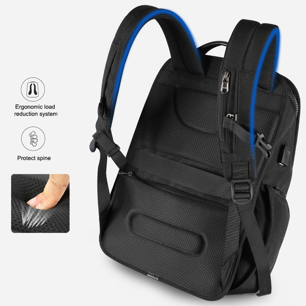 Lifetime Warranty RFID Upgraded Anti theft Zippers Waterproof Laptop Men Backpack With USB Large Capacity Travel Bag Male Female ZopiStyle