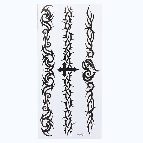 1 Sheet Temporary English Word Tattoo Stickers Black Letters Feather Body Art Tattoos Sticker Waterproof For Temporary Tattoos ZopiStyle