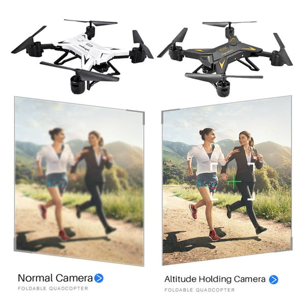 Foldable HD 1080P WIFI FPV Selfie Drones Remote Helicopter KY601S RC Quadcopter Camera Drone 4 Channel Wide Angle Long Lasting mini drone