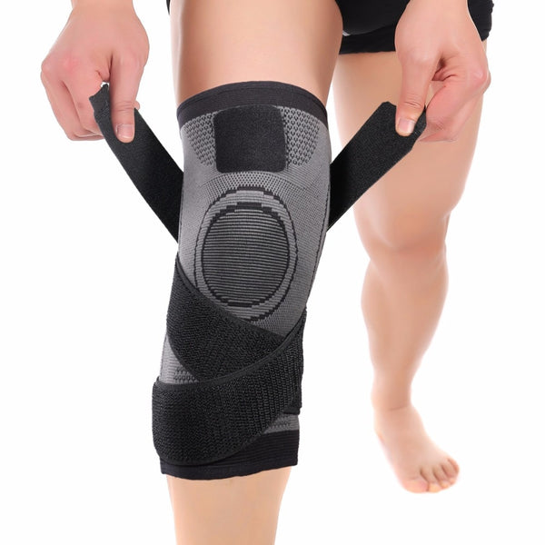Sports Fitness  Knee Pads Support Bandage Braces Elastic Nylon Sport Compression  Sleeve for Basketball ZopiStyle