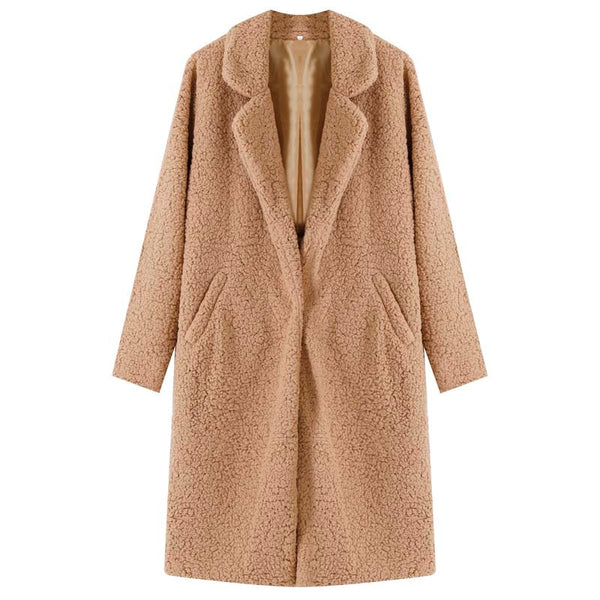 2022 Autumn Long Winter Coat Woman Faux Fur Coat Women Warm Ladies Fur Teddy Jacket Female Plush Teddy Coat  Outwear ZopiStyle