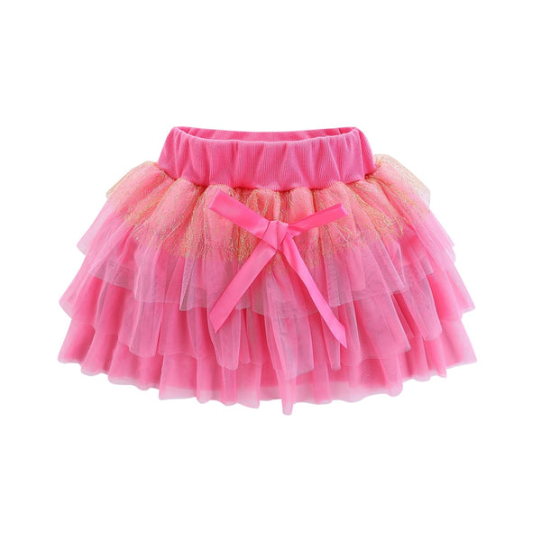 Mudkingdom Cute Girls Outfits Boutique 3D Flower Lace Bow Tulle Tutu Skirt Sets for Toddler Girl Clothes Suit Summer Costumes ZopiStyle