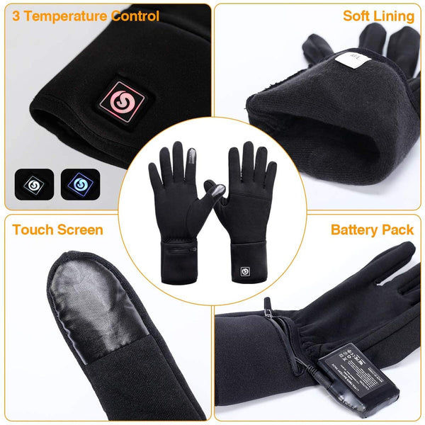 Savior Heat Liner Heated Gloves Winter Warm Skiing Gloves Outdoor Sports Motorcycling Riding Skiing Fishing Hunting ZopiStyle