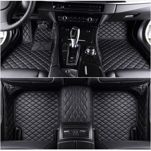 Flash mat leather car floor mats fit 98% car model for Toyota Lada Renault Kia Volkswage Honda BMW BENZ accessories foot mats ZopiStyle