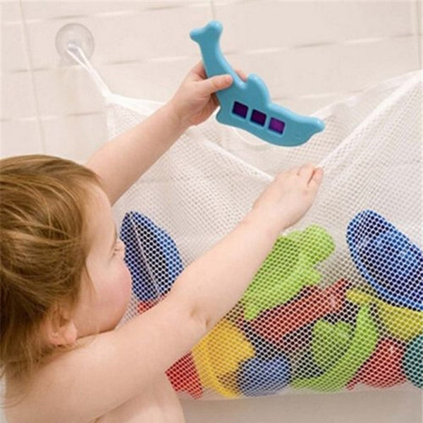 Baby Bathroom Mesh Bag For Bath Toys Bag Kids Basket Net Children&#39;s Games Network Toy Waterproof Cloth Sand Toys Beach Storage ZopiStyle