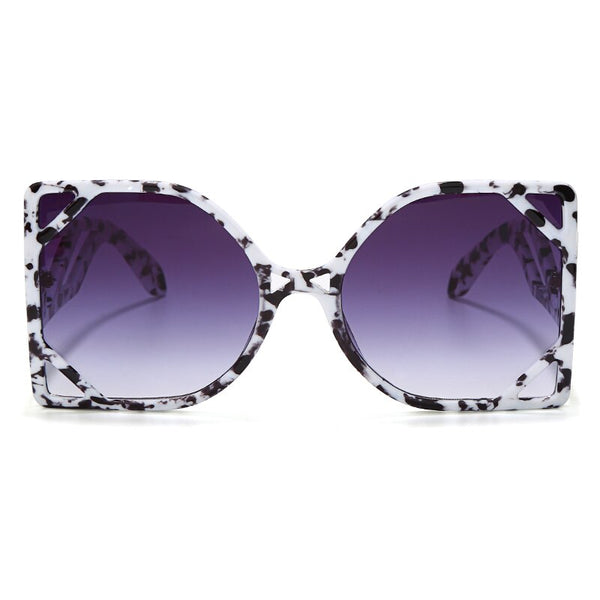 Trend Oversized Square Sunglasses Goggles 2022 Women Men Fashion Punk Sun Glasses Retro Big Frame Gradient Eyewear Shade UV400 ZopiStyle