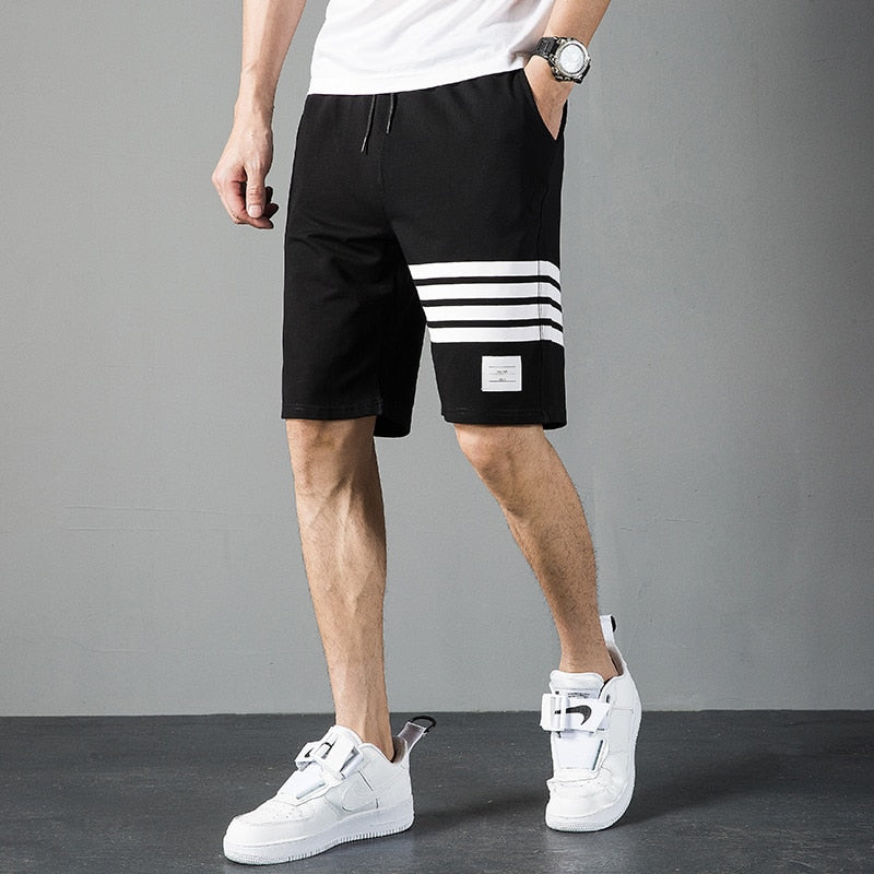 2020 Brand Summer Men&#39;s Casual Sweatpants Solid Shorts High Street Trousers Joggers Oversize High Quality Cotton Beach Pants 4XL ZopiStyle