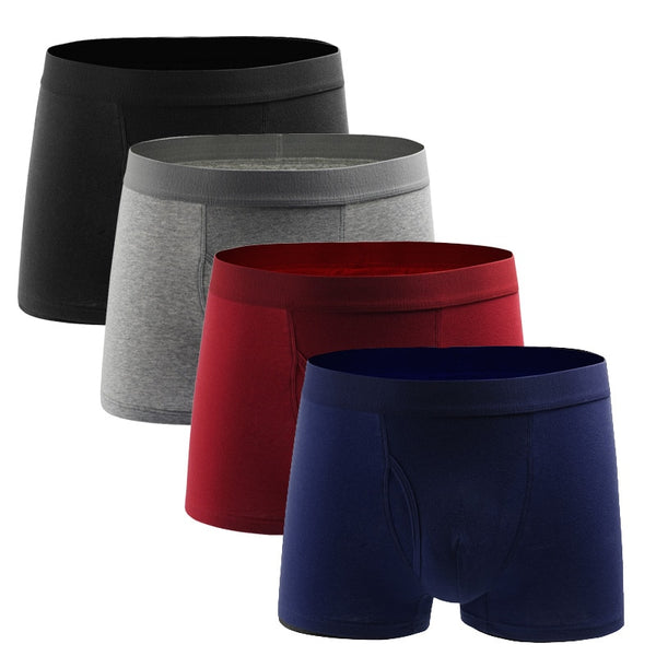 Male panties 4pcs/lot Cotton Boxers Panties Comfortable Breathable Men&#39;s Panties Underwear Trunk Brand Shorts Man Boxer ZopiStyle