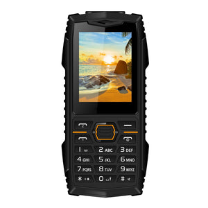EAOR 2G Rugged Phone Outdoor IP68 Waterproof Anti-fall Push-button Phone Feature Phones 2.4&quot; 2000mAh Cellphone with Flashlight ZopiStyle