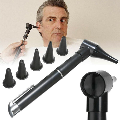 1 Set Medical Diagnostic Ear Light Otoscope Magnifying Pen Ear Nose Throat Clinical Care Light Protect Tool Set Ear Cleaner ZopiStyle