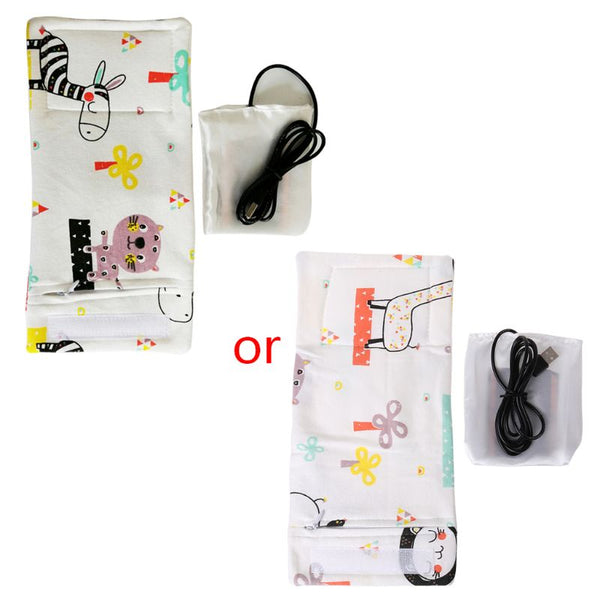 USB Milk Water Warmer Travel Stroller Insulated Bag Baby Nursing Bottle Heater ZopiStyle