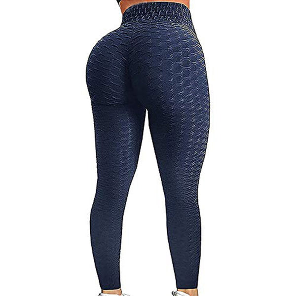 KIWI RATA Women High Waisted Ruched Butt Lifting Leggings Scrunch Textured Compression Yoga Pants Booty Workout Tights ZopiStyle