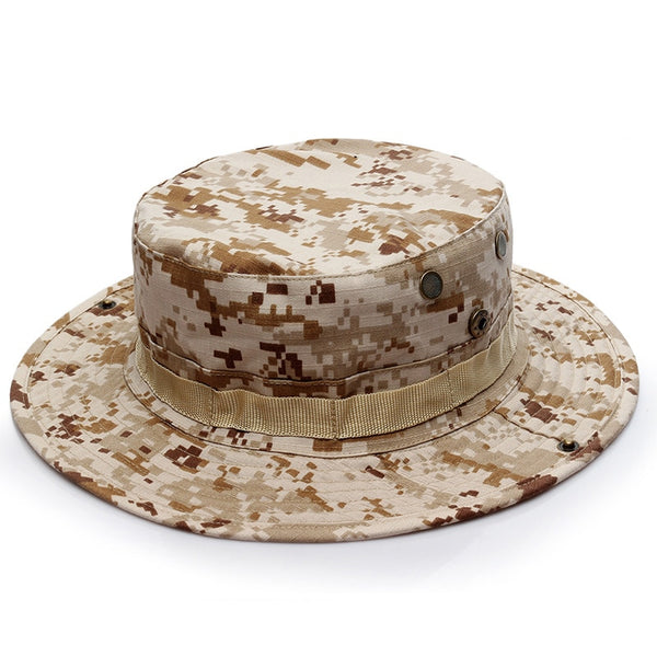 US Army Camouflage BOONIE HAT Thicken Military Tactical Cap Hunting Hiking Climbing Camping MULTICAM HAT 20 Color KA056 ZopiStyle