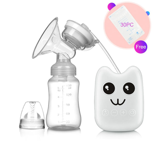 Breast Pumps Bilateral Milk Pump Baby Bottle Postnatal Supplies Electric Milk Extractor Breast Pump USB Powered Baby Breast Feed ZopiStyle