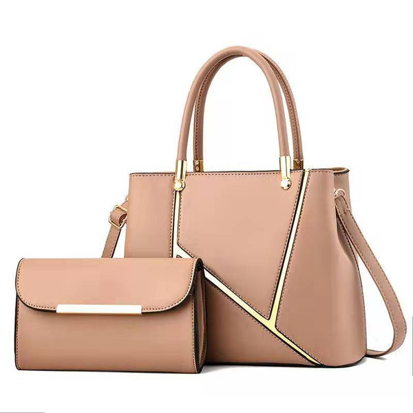 Fashion Stitching pattern PU Leather Shoulder Bags for Women Business Handbags Travel Luxury Hand Bag Female Large Shoulder Bag ZopiStyle
