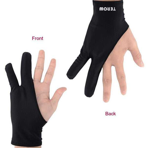2Pcs Artist Drawing Glove for Any Graphics Drawing Table 2 finger Anti-Fouling Both for Right And Left Hand Drawing Gloves ZopiStyle