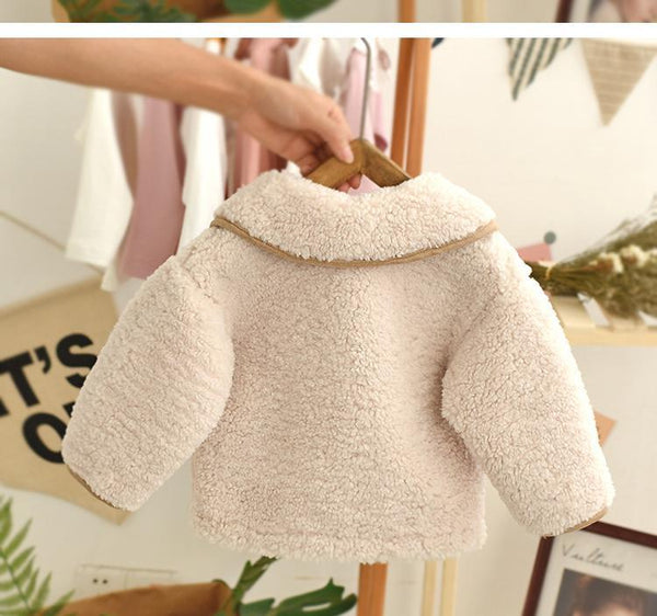2021 New Spring Autumn/winter Girls Kids Fake Fur Coat Comfortable Cute Baby Clothes Children Clothing ZopiStyle