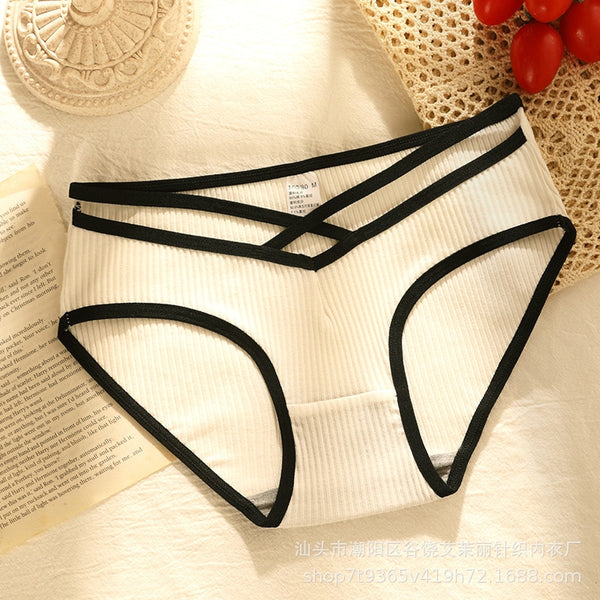 New Women's Underwear Sexy Solid Color Panties Fashion Girl Comfort Briefs Low Waist Seamless Underpants Female Lingerie ZopiStyle