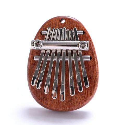 Thumb Piano 8 Key Mini Kalimba Exquisite Finger Piano Portable Marimba Musical Pendant Gift  8 Key Keyboard Musical Instrument ZopiStyle