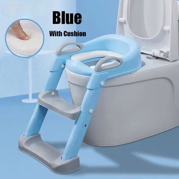 5 Colors Baby Pot Potty Training Seat Child Toilet WC Urinal For Boys Kids Adjustable Step Ladder Folding Safety Chair ZopiStyle