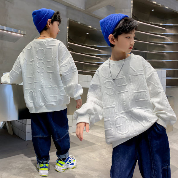 2022 Children Sweatshirts For Boys Cotton Coat Long Sleeve Baby Boy Tops Kids Spring Fall Clothes 5 6 7 8 9 10 11 12 13 14Years ZopiStyle