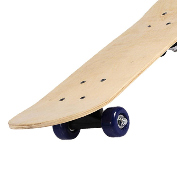 Pro Kids Skateboard Complete Wheel Truck Maple Wood Deck Solid Blank Longboard for Kids Painting Boys Girls ZopiStyle
