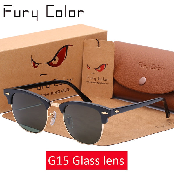 Glass lens Classic retro sunglasses men women Luxury Brand Design Goggles Elegant Sun glasses Shades gafas oculos De Sol 3016 ZopiStyle