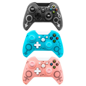 Wireless 2.4GHz Game Controller for Xbox One for PS3 PC Games Joystick Gamepad with Dual Motor Vibration Pink ZopiStyle