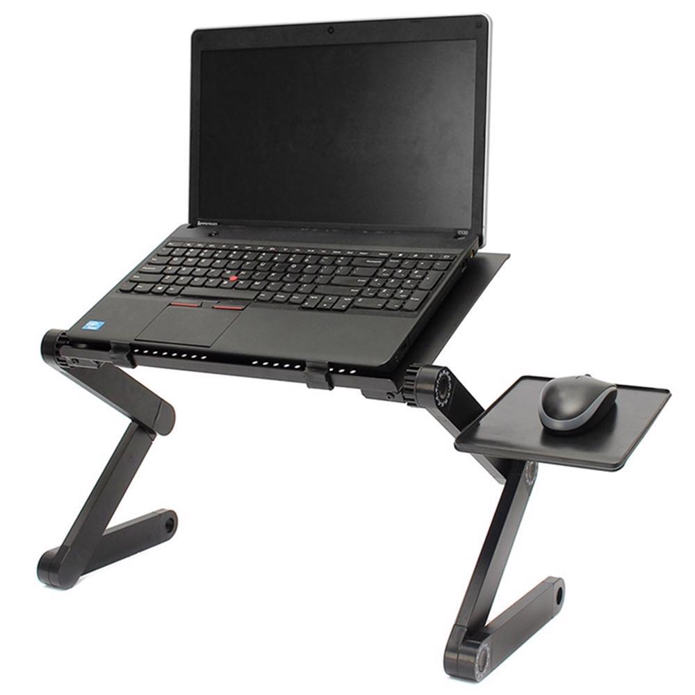 Laptop Stand Table Lap Desk Tray Portable Adjustable for Bed Computer Holder  black ZopiStyle