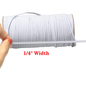 144Yards 6mm Braided Elastic Cord High Strength Band Elastic Rope Stretch Knit Elastic Spool ZopiStyle