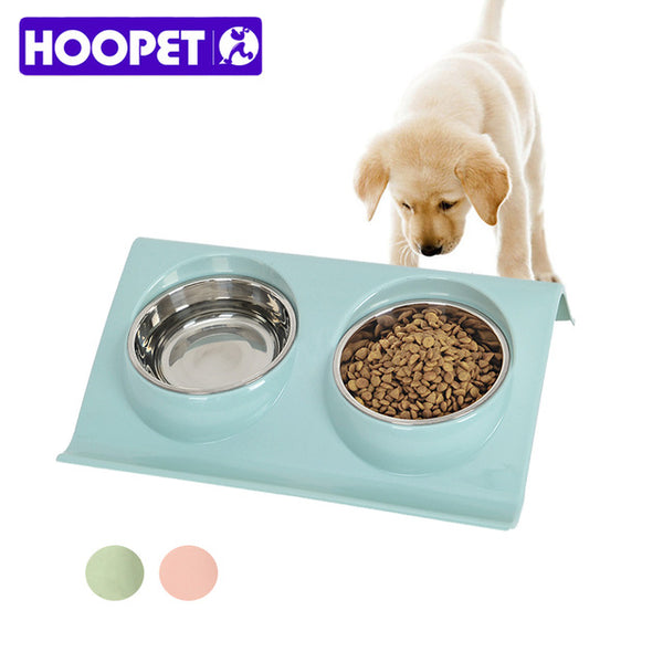 Stainless Steel Double Pet Bowls ZopiStyle