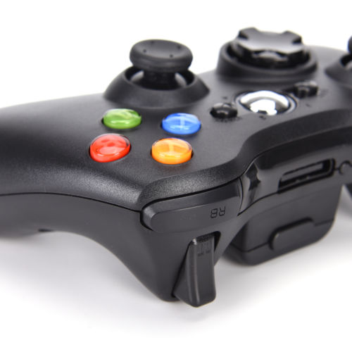 Wireless Game Controller Gamepad for Xbox360 Black ZopiStyle