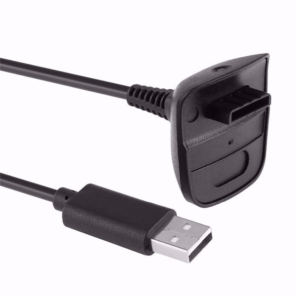 USB Charging Cable for Xbox 360 Wireless Game Controller Charger Cable Cord  black ZopiStyle