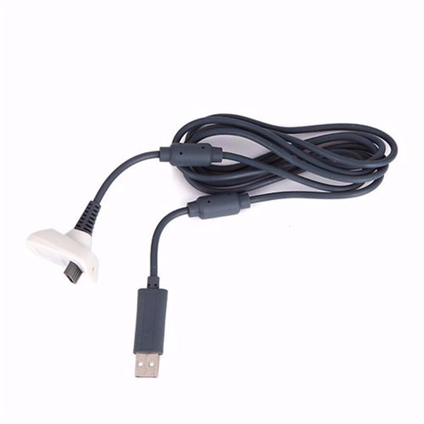 USB Charging Cable for Xbox 360 Wireless Game Controller Charger Cable Cord  white ZopiStyle
