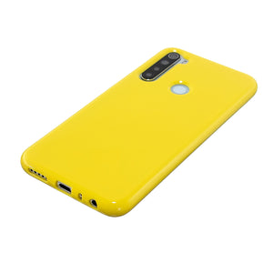For Redmi Note 8/8 Pro Cellphone Cover 2.0mm Thickened TPU Case Camera Protector Anti-Scratch Soft Phone Shell Yellow ZopiStyle