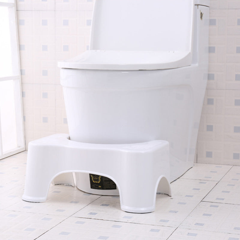 Potty Help Prevent Constipation Bathroom Toilet Aid Squatty Step Foot Stool for Elderly Children Pregnant Women White_40x26.5x17cm;white ZopiStyle