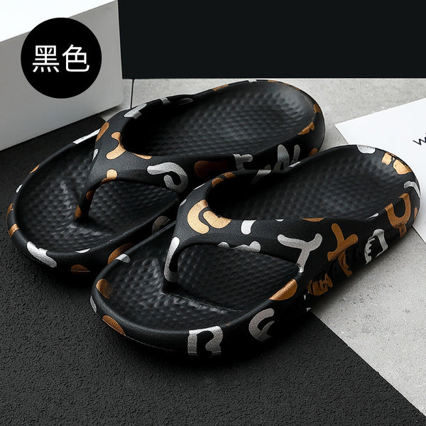 Summer anti-skid adhesive shoes spot pink flip-flops Persistent adhesive beach casual sand ZopiStyle