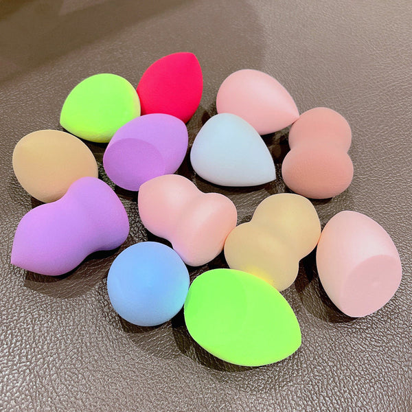 Ultra-soft beauty egg dry and wet two-purpose powder gourd egg sea cotton gas mat powder color makeup egg makeup tool wholesale ZopiStyle