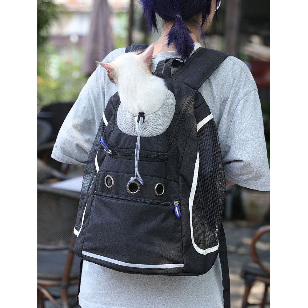 Transport Package Travel Portable Schoolbag Backpack for Cat and Dog black_L ZopiStyle