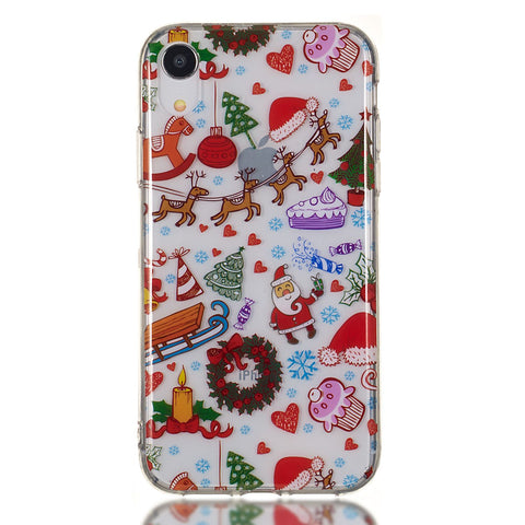 Christmas New Year Gifts Cell Phone Case TPU Soft Comfortable Phone Shell for iPhoneXR ZopiStyle
