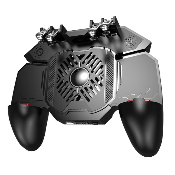 Joystick Controller AK88 Six Finger All-In-One Gamepad for PUBG IOS Android L1 R1 Trigger Operating Gamepad black ZopiStyle