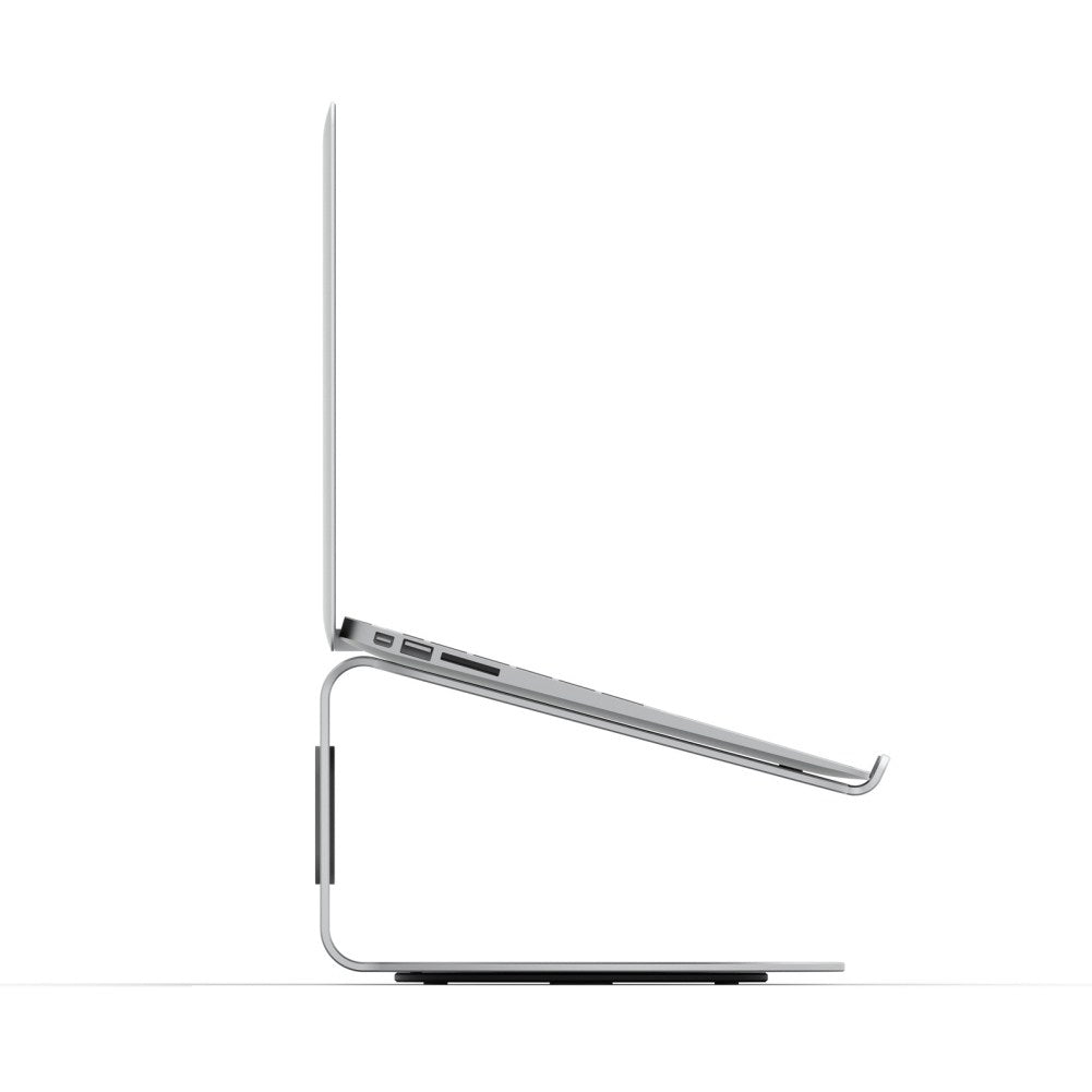 360 Degrees Rotation Aluminum Alloy Laptop Stand Heat Dissipation Notebook Computer Stand Silver ZopiStyle