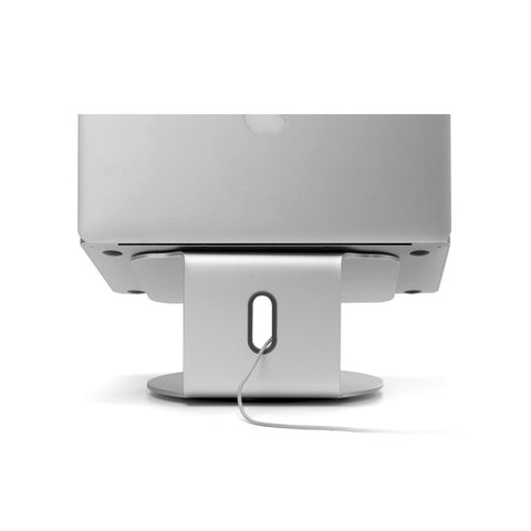 360 Degrees Rotation Aluminum Alloy Laptop Stand Heat Dissipation Notebook Computer Stand Silver ZopiStyle