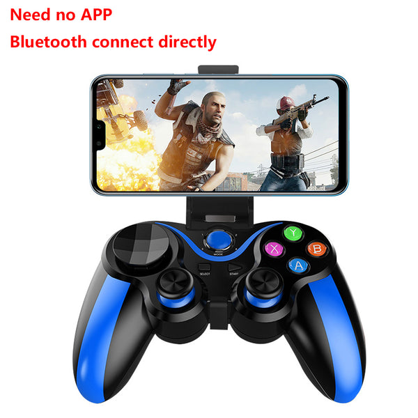 Phone Gamepad Game Wireless Bluetooth Controller Joystick for Xiaomi Redmi PS3 Phone PC Players blue ZopiStyle