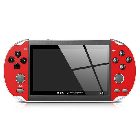 X7 Handheld Game Console for PSP Double Rocker Game Machine 4.3 Inch red ZopiStyle