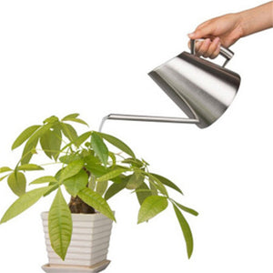 304 Stainless Steel Long Mouth Watering Pot Fashion Household Balcony Spray Can Garden Tools Adult Children 900ml ZopiStyle